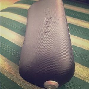 Vintage Chanel eyeglass case. This is vintage and acquired as a gift.